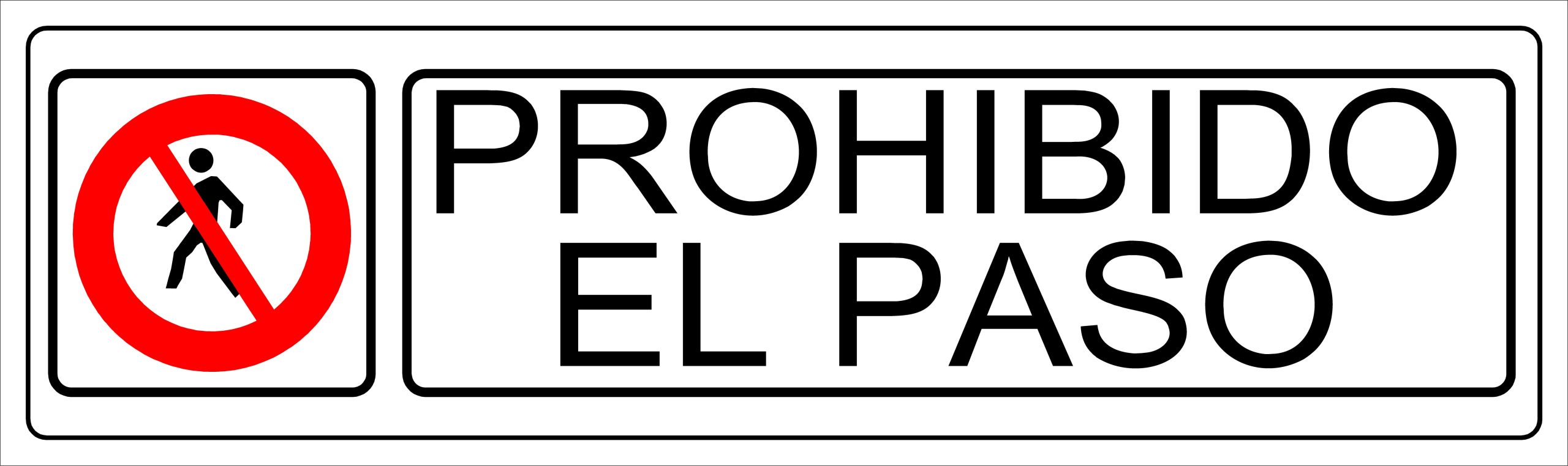 prohibido el paso