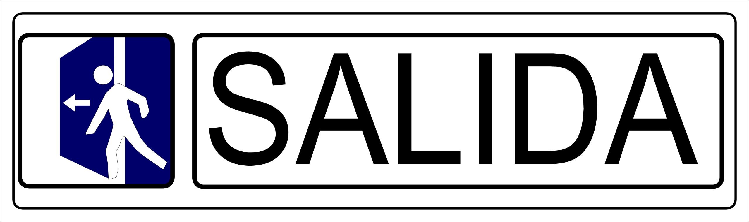 salida (horizontal)